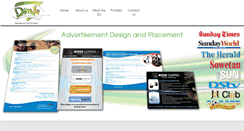 Desktop Screenshot of dimeladesigns.co.za